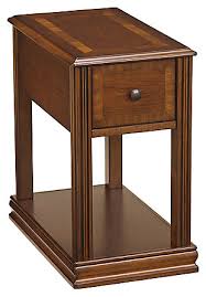 Whether you want to keep your remote, snacks or a book, an end table is super handy. Narrow Dark End And Side Tables Ashley Furniture Homestore