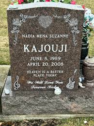 Nadia Mena Suzanne Kajouji (1989-2008): homenaje de Find a Grave
