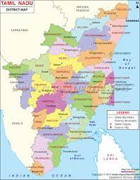 Railway map of kerala and tamilnadu. Tamilnadu Map Tamilnadu Districts