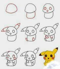 Pokemon personnage dessin pokemon dessin à faire apprendre à dessiner idée dessin dessin manga dessin de pingouin bricolage decoration dessins faciles. Picachu Tutoriel De Dessin Dessin Pikachu Dessin Pokemon