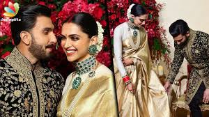 Deepika Padukone Wears Kanchipuram Saree For Her Wedding Reception Ranveer At Bangalore Youtube