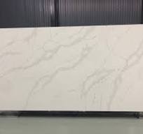 Calacatta White Quartz Slabs for Kitchen Countertops with ...