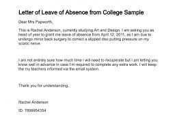 Official Letter Format Leave Application In 2020 Letter Of Absence Official Letter Format Absent Letter