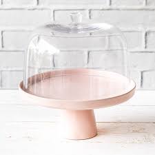 Glashaube cloche glas haube glasdom glaskuppel glassturz glasglocke 15x20cm dhl. Tortenplatte Puro Medium In Rosa Matt Mit Glashaube Cake Stands Bei Home Of Cake