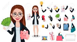 List of human body parts. Business Woman Cartoon Character Beautiful Lady Businesswoman Royalty Free Cliparts Vectors And Stock Illustration Image 127474163