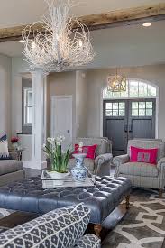 This kitchen from numbered street designs uses repose gray as a kitchen wall paint to make those white cabinets really pop. Lake House With Navy Exterior Home Bunch Interior Design Ideas