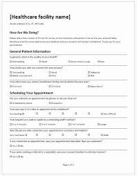 Write a formal greeting, such as dear ms. Patient Survey Form Awesome Patient Satisfaction Survey Forms For Ms Word Survey Template Employee Handbook Template Cover Letter Template Free