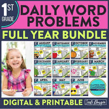 The word problems are listed by grade and, within each grade, by theme. First Grade Math Activities Clutter Free Classroom By Jodi Durgin