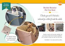 Bucket Booster Pet Seat Pets Pet Travel Dog Car Seats