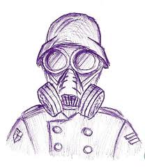 This will help you to outline the basic shape of the gas mask. Gas Mask Soldier By Toxicgas On Deviantart