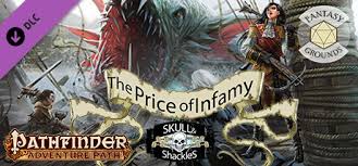 I have written a players guide that addresses player backgrounds, a new skill called navigation, ship combat, plunder, infamy, weather, and pirate. Fantasy Grounds Pathfinder Rpg Skull Shackles Ap 5 The Price Of Infamy On Steam