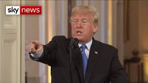 Angry Donald Trump clashes with CNN reporters at news conference ...