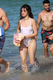 Mega i'll never stop talking about how hot is camila cabello's body sic, one twitter user wrote after seeing the pictures. Camila Cabello Wears A White Swimsuit During A Pda Filled Beach Day With Shawn Mendes In Miami Florida 290719 18