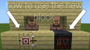 Mcpe How To Use The New Block Fletching Table And Smiting Table Read Description Youtube