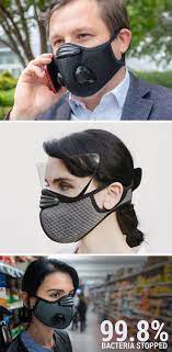 This Reusable Face Mask With Magnetic Face Shield Is Designed To Keep You Safe Mask Cool Technology Reusable Face Mask
