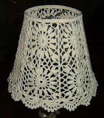 Google Image Result For Http Images En Busytrade Com 28588700 Crochet Lampshade Jpg Tig Isleri Abajur Dantel