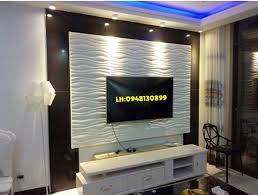 Xốp dán tường Vân Sóng tạo không gian mới sang trọng tinh tế