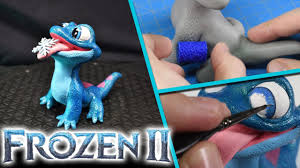 Lizard in 'frozen 2' trailer is a salamander named bruni | fatherly. Frozen 2 Sculpting Bruni The Salamander In Polymer Clay Polymer Clay Sculpture Youtube