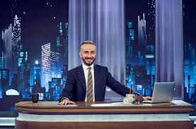 Böhmermann sat in front of a turkish flag beneath a small, framed portrait of erdoğan, reading out a poem that accused the turkish president of, among other things, repressing minorities. As0g5m7vmrd3cm
