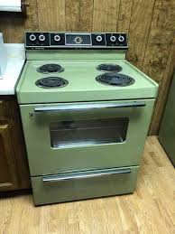 40 freestanding electric range models: Avocado Hotpoint Electric Range 1970s Kitchen Appliances Hotpoint Electric Range