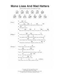 Mona Lisas And Mad Hatters By Elton John Guitar Chords Lyrics Guitar Instructor