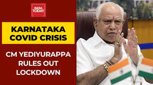 Chief minister bs yediyurappa said the relaxations have been given based on the recommendations of the technical advisory committee and added that the state. Coronavirus In Karnataka Cm Yediyurappa Rules Out Lockdown Calls All Party Meet On Tackling Covid Youtube
