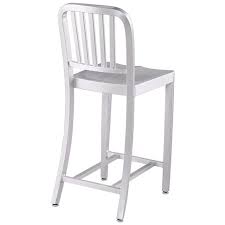 Outdoor aluminum bar stools with backs. Cafe 24 Slat Back Matte Aluminum Outdoor Counter Stool 4t818 Lamps Plus