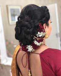 My Stunning Bride Mathu Jewellery Vrddhiuk Bride Bridalmakeup Makeupartist Makeup Hair Sareelove S Bridal Hair Buns Indian Hairstyles Beautiful Hair