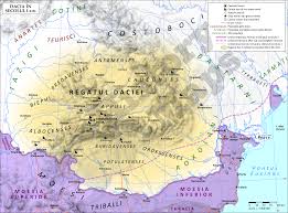 지도 루마니아 지도(영문판) 루마니아 전도입니다. 1st Century History Of Romania Historical Maps