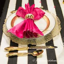 I smile every time i pass by. Kate Spade Inspired Table Setting Entertaining Diva From House To Home