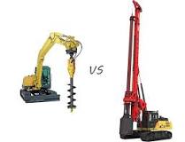 What is the difference between auger and rotary drilling ...