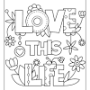 Because while coloring the scripture coloring pages, kids will learn from these inspirational quotes. 1