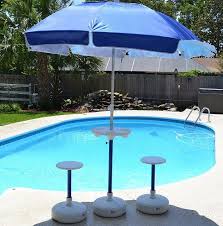 Relaxation Station Swimming Pool Umbrella Table Aughog Products Beach Umbrella Sand Anchors Sandbar Pool Umbrellas Portable Swimming Pools Relaxation Station