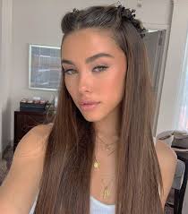 Image About Girl In Celebrities By Kristal On We Heart It Madison Beer Makeup Front Hair Styles Beauty