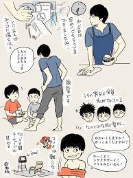 バーバー ツルリンゴスター 子供の散髪 新月堂 ツルリンゴスターの日々のブログ リンゴスター 漫画 子供のヘアカット