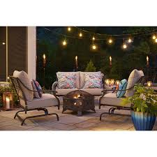 Check spelling or type a new query. Shop Style Selections Elliot Creek 5 Piece Patio Conversation Set At Lowes Com