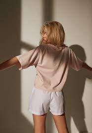 Re Styld Pink High Neck Oversized Cropped T Shirt Missguided