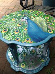 Peacock Table Peacock Crafts Peacock Bedroom Peacock Decor