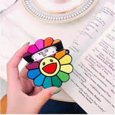 Rainbow Flower Airpods Case Airpod Case Rainbow Flowers Case