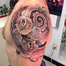 Men Rose Tattoos For Shoulder Tattoo Ideas For Men For Girls Rose Tattoos For Men Shoulder Tattoos For Women Rose Shoulder Tattoo