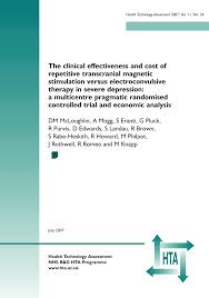 Please send me the contacts of health insurances in south africa that are affordable to the middle class communities regards. Pdf The Clinical Effectiveness And Cost Of Repetitive Transcranial Magnetic Stimulation Versus Electroconvulsive Therapy In Severe Depression A Multicentre Pragmatic Randomised Controlled Trial And Economic Analysis