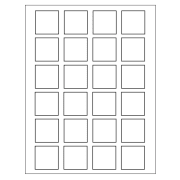 Wondering how to create high quality labels from your home or office? Template For Avery 22805 Print To The Edge Square Labels 1 1 2 X 1 1 2 Avery Com