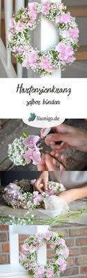 Kirchendeko Zur Hochzeit Selber Machen Ein Hortensienkranz Diy Hochzeitskranze Kirchenschmuck Hochzeit Blumenschmuck Hochzeit