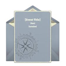 Free Compass Invitations Online Invitations Invitations Digital Greeting Cards