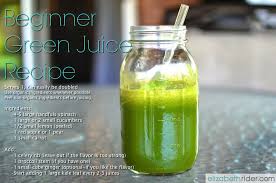 How To Start Juicing Beginner Green Juice Recipe By Elizabeth Rider Green Juice Recipes Juicing Recipes Healthy Drinks Recipes