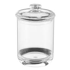 Find great deals on ebay for clear acrylic containers. Bathroom Canisters Bliss Acrylic Canisters The Container Store