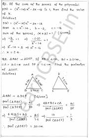 Solved Cbse Sample Papers For Class 10 Maths Paper 1 Learn Cbse