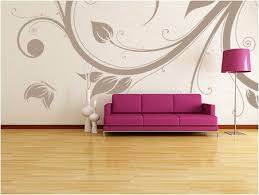 Flower Buds Living Room Wall Wall Stencil Designs Flower Wall Stencil Stencils Wall