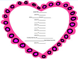 Classroom Magic Word Art Valentines Poems Valentines School Valentines Day Activities