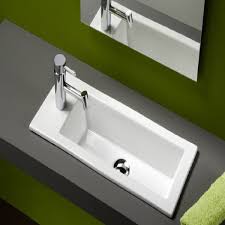 Pour équiper votre salle de bain à petit prix et de dans un esprit tendance, découvrez notre sélection de vasque à encastrer en céramique blanche. Vasque A Encastrer Rectangulaire 60 X 25 Cm Tres Design